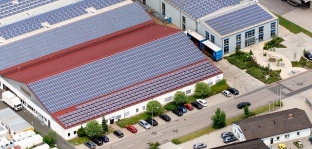 gama blend goes green with solar panel snapshot