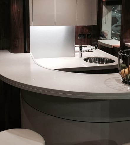 lightweight quartz galley stone