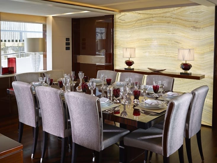 Yacht Interiors black ivory onyx for furniture