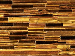 Semi Precious Tigers Eye Gold