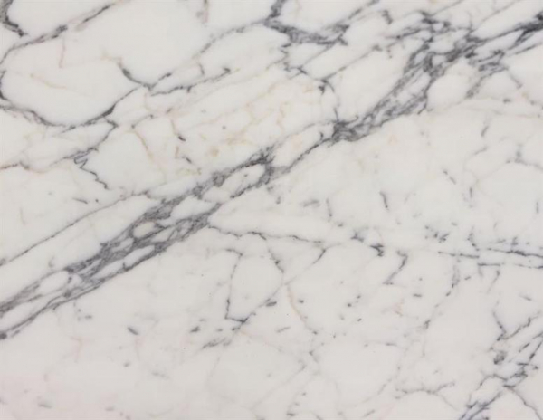 close up shot of arabescato corchia stone from grama blend uk
