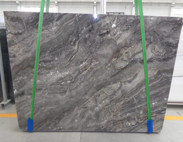 dark calacatta grigio stone slab from grama blend uk