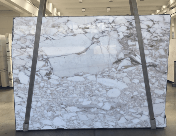 slab of calacatta vagli stone from grama blend uk