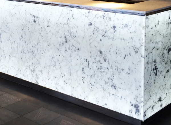 carrara backlit marble stone from grama blend uk