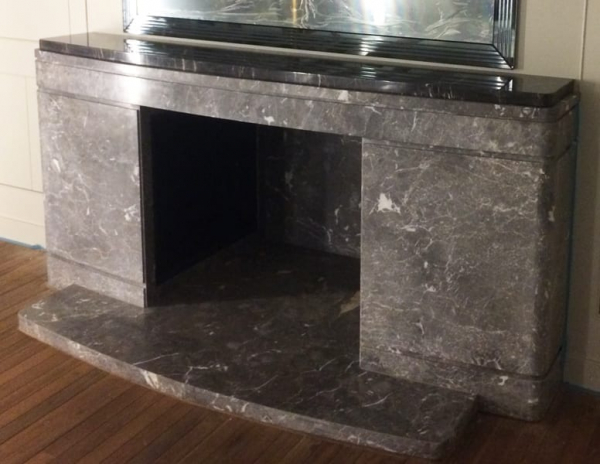 emoerador grey fire place stone from grama blend uk