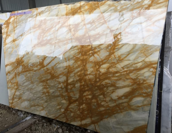 giallo sienna speciale stone slab from grama blend uk