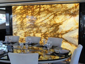 backlit giallo specialle for yachts from grama blend uk