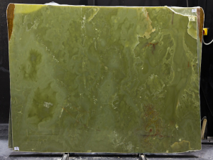 slab of green onyx stone from grama blend uk