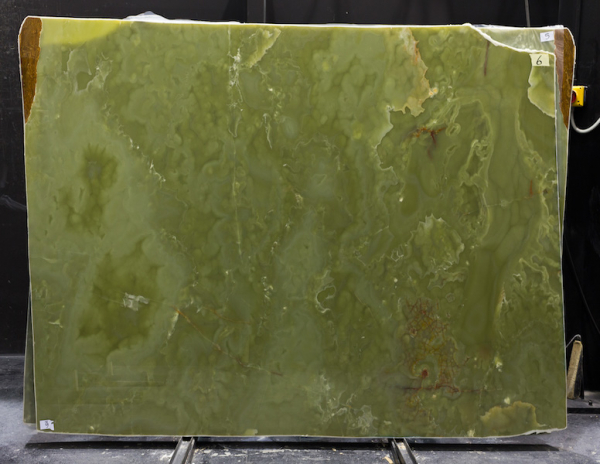 slab of green onyx stone from grama blend uk