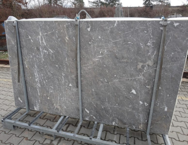 slab of grey emperador stone from grama blend uk