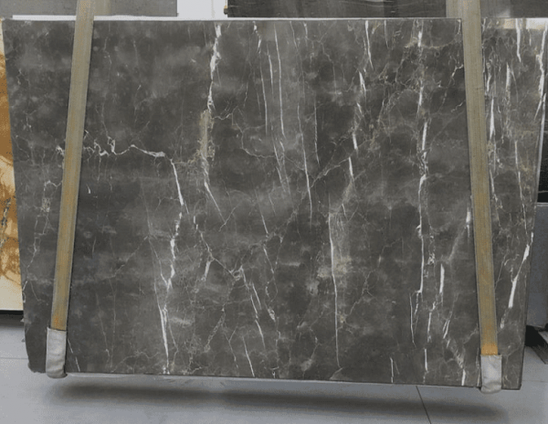 slab of grigio collemendina stone from grama blend uk