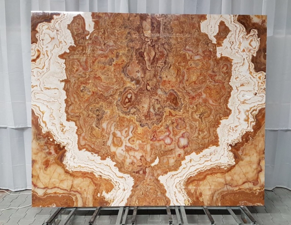 slab of brown stone from grama blend uk