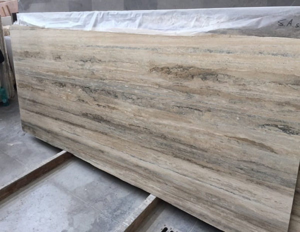 slab of travertine stone from grama blend uk