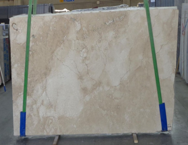 slab of light travertine stone from grama blend uk