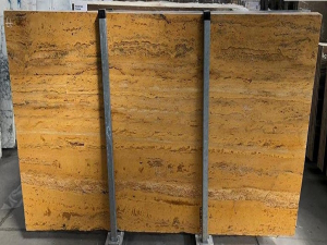 slab of travertine giallo via grama blend uk