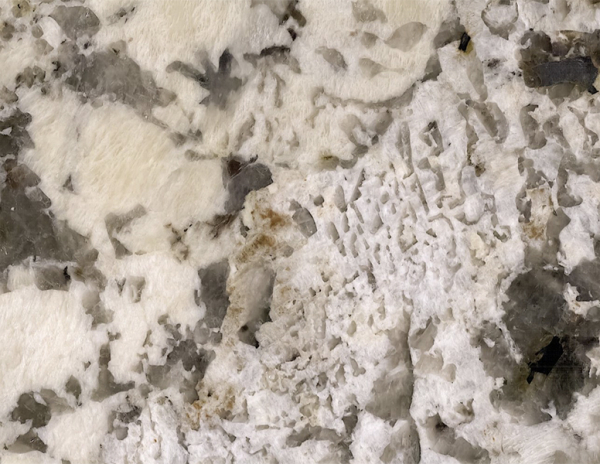 close up shot of white nevada stone from grama blend uk