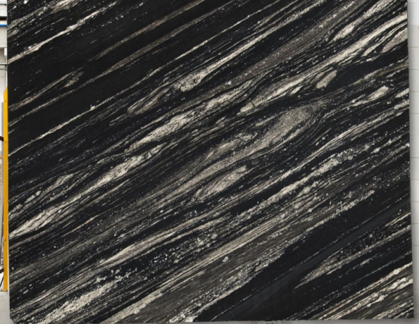 shot of zebra black stone slab grama blend uk