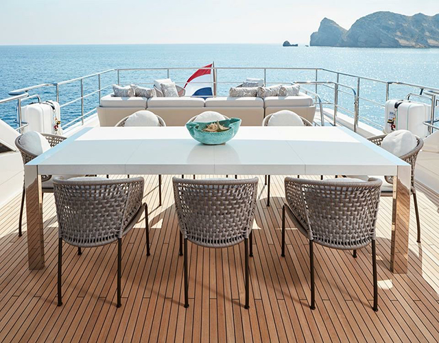 EXTERIOR TABLE exterior table stone furniture at grama blend