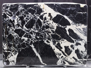 shot of grand antique black slab stone