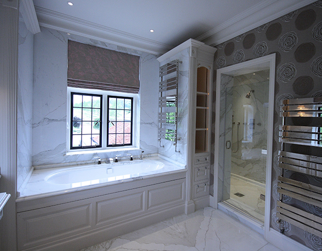 bathroomcalacattalightweight lightweight calacatta stone bathroom