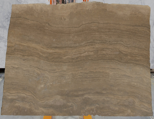 Travertine Noce Vein Cut slab 1