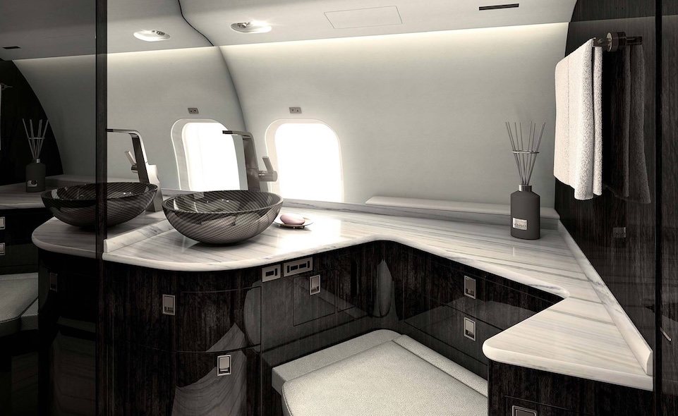 Aviation Aircraft Vanity Top 1 Lightweight Stone