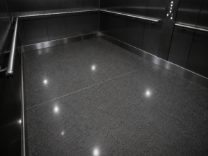 Steel Grey Granite Lift Floor